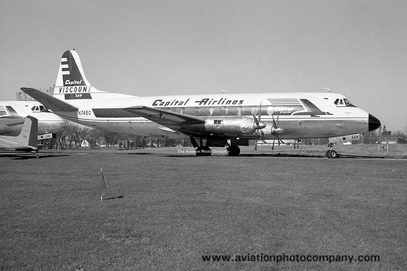 Capital Airlines Vickers Viscount 745D N7450