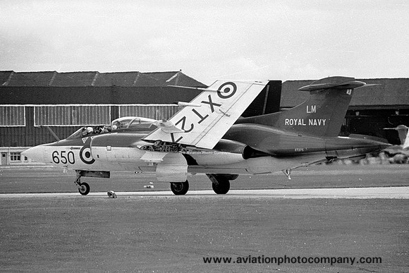 Royal Navy 736 Squadron Blackburn Buccaneer S.2 XT275/LM650 at RNAS Lossiemouth (1967)