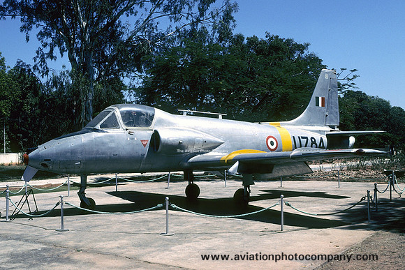 Indian Air Force HAL Kiran I U784 displayed at Bangalore (2005)