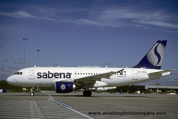 Sabena Airbus A319-100 OO-SSG (2000)