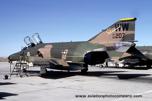 USAF 37 TFW 563 TFS McDonnell F-4G 69-7207/WW (1981)