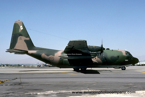 USAF 62 MAW Lockheed C-130E Hercules 63-7854 (1980)