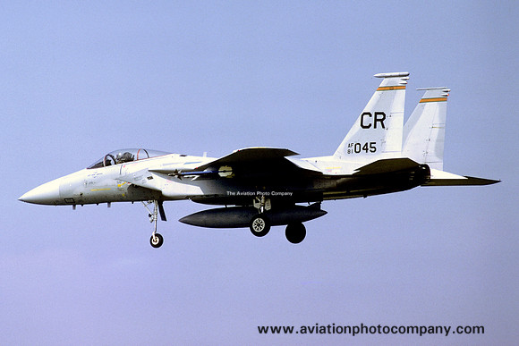 USAF 32 TFS McDonnell Douglas F-15C Eagle 81-0045/CR (1983)