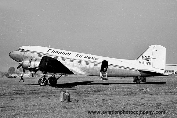Channel Airways Douglas DC-3 Dakota G-AGZB (1961)