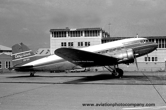 Ex Ansett Airlines Douglas DC-3 Dakota Cargoliner XW-TDK (1968)