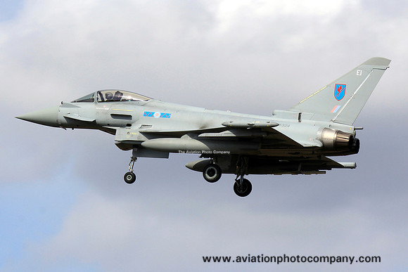 RAF 6 Squadron BAE Typhoon FGR.4 ZK324/EI at Prestwick (2014)