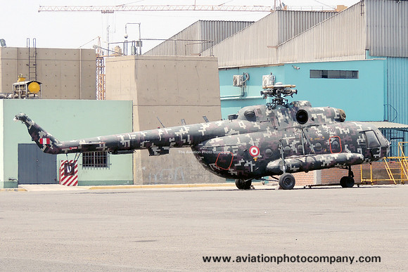 Peruvian Army Mil Mi-17V EP-610 stored at Lima Callao (2014)