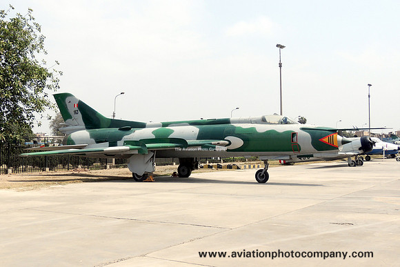 Peruvian Air Force Sukhoi Su-22 163 at the Las Palmas Museum (2014)