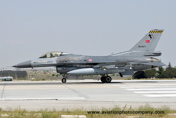 Turkish AF 152 Filo GD F-16C 86-0071 at Konya during Anatolian Eagle (2014)