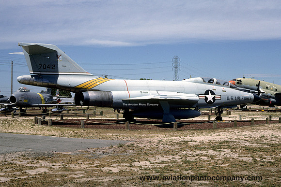 USAF McDonnell F-101B 57-0412 at the Castle Museum (1988)