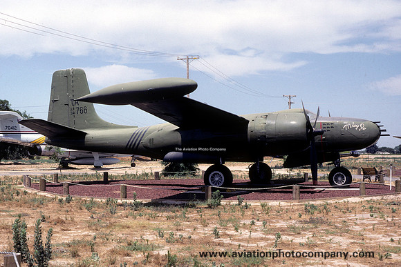 USAF Douglas B-26K 44-34766 at the Castle Museum (1983)