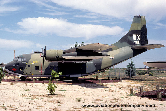 USAF Fairchild C-123K 54-0512 at the Castle Museum (1983)