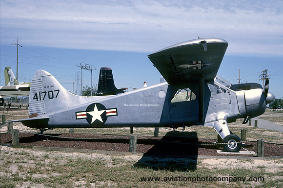 USAF DHC-2 U-6A 54-1707 at the Castle Museum (1988)