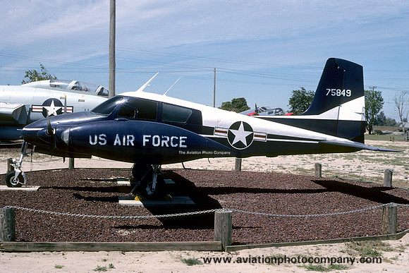 USAF Cessna U-3A 57-5849 at the Castle Museum (1988)