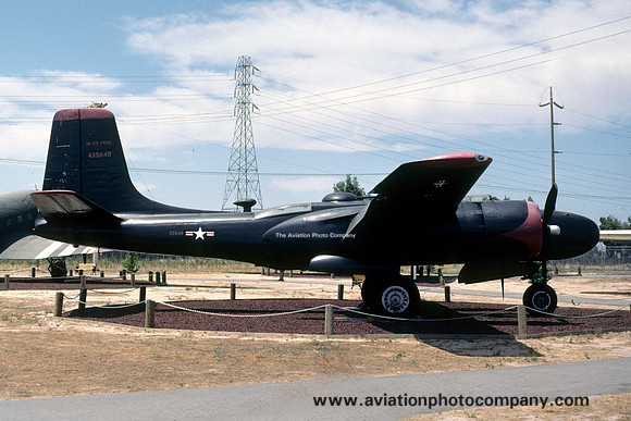 USAF Douglas B-26C 44-35648 at the Castle Museum (1983)