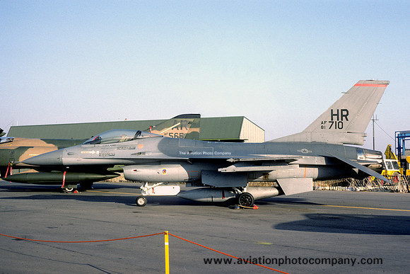 USAF 50 TFW 496 TFS General Dynamics F-16A 81-0710/HR (1983)