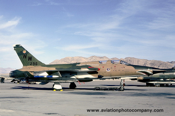 USAF 35 TFW 562 TFS Republic F-105G 63-8296/WW (1980)