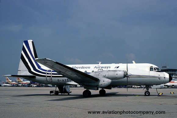 Aberdeen Airways Hawker Siddeley HS.748 G-AZSU (1991)