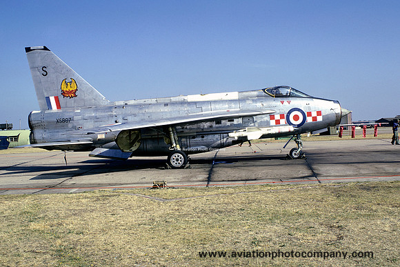 RAF 56 Squadron English Electric Lightning F.6 XS897/S (1975)