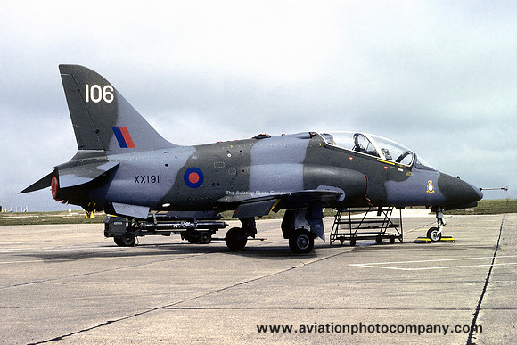 RAF TWU Hawker Siddeley Hawk T.1 XX191/106 (1978)