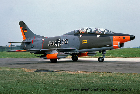 West German Air Force FIAT G-91R 34+20 (1978)