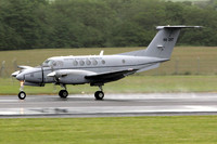 US Army Beech C-12V 10-00257 at Prestwick (2012)