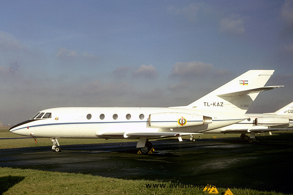 Central African Republic Dassault Falcon 20 TL-KAZ (1970)
