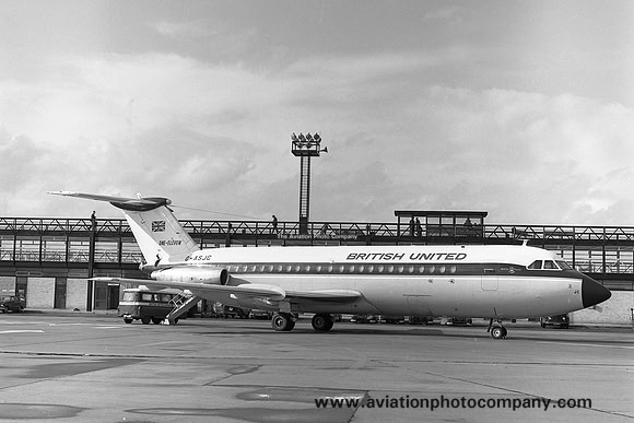 British United Airways BAC 111-201 G-ASJC at Gatwick