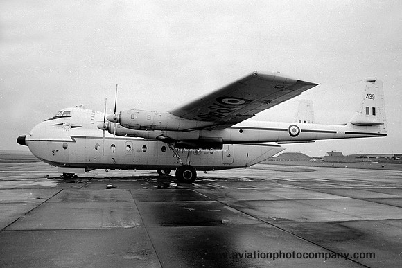 RAF 115 Squadron AWA Argosy C.1 XP439 (1977)