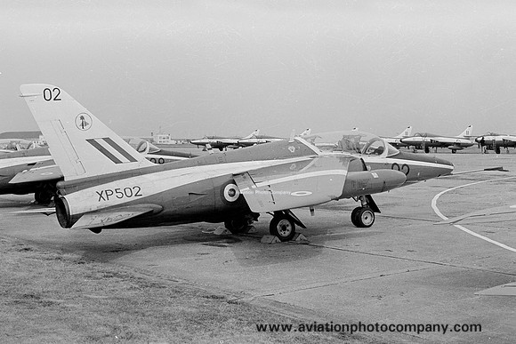 RAF 4 FTS Folland Gnat T.1 XP502/02 (1975)