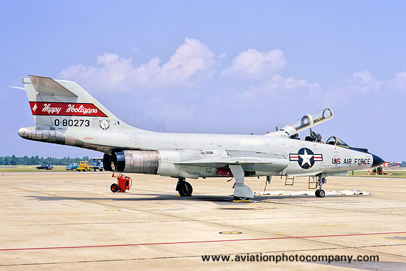 USAF North Dakota ANG 178 FIS McDonnell F-101B Voodoo 58-0273 (1972)