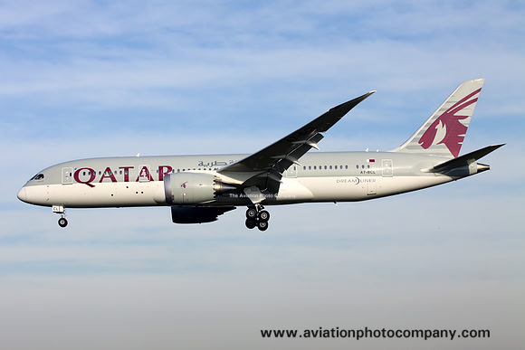 Qatar Airways Boeing 787-8 A7-BCL at London Heathrow (2013)
