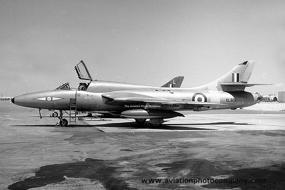 RAF 1 Squadron Hawker Hunter T.7 XL601 (1963)
