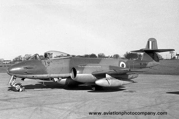 RAF Stradishall Station Flight Gloster Meteor F.8 WL159