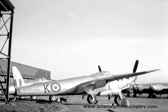 RAF De Havilland Mosquito TA592 at Yatesbury