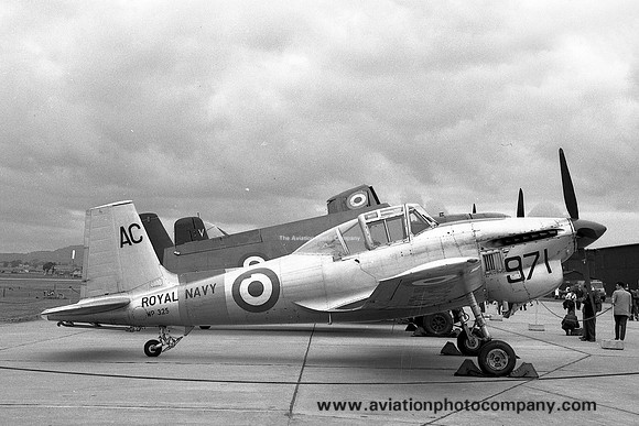 Royal Navy Abbotsinch Station Flight Boulton Paul Sea Balliol T.21 WP325