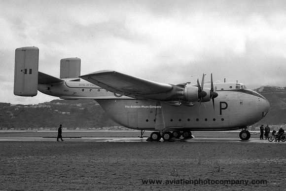 RAF 84 Squadron Blackburn Beverley C.1 XM104/P at Rongotai (1959)