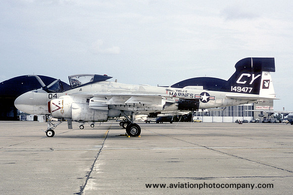 USMC VMCJ-2 Grumman EA-6A 149477/CY-04 (1975)