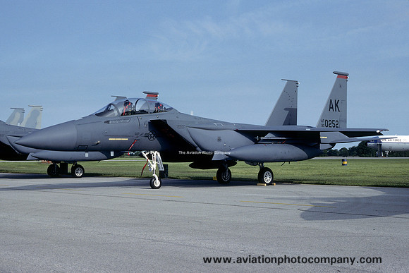 USAF 3 WG 90 FS McDonnell Douglas F-15E Strike Eagle 90-0252/AK (1992)