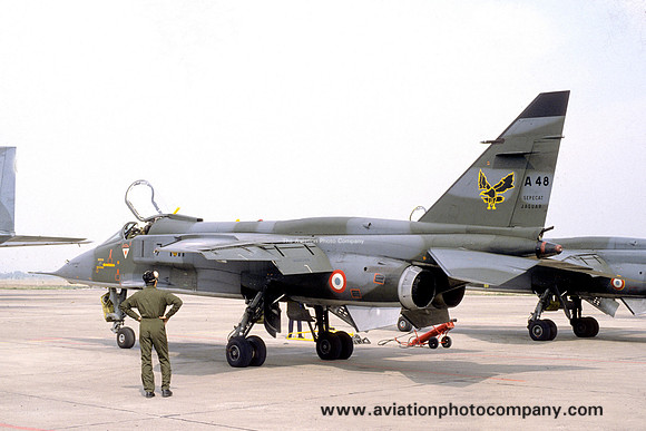French Air Force EC7/4 SEPECAT Jaguar A A48/7-NH (1985)