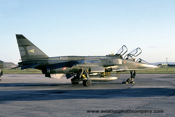 French Air Foce EC7/2 SEPECAT Jaguar E E31/7-HI at RAF Lossiemouth (1985)