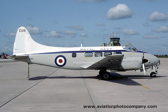 Royal Navy 771 Squadron De Havilland Sea Devon C.20 XK895 (1988)