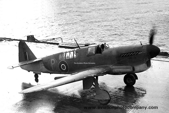 Royal Navy Fairey Firefly I Prototype Onboard Carrier