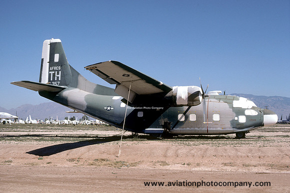 USAF 457 TFS Fairchild C-123K 56-4357 at MASDC Davis Monthan (1977)