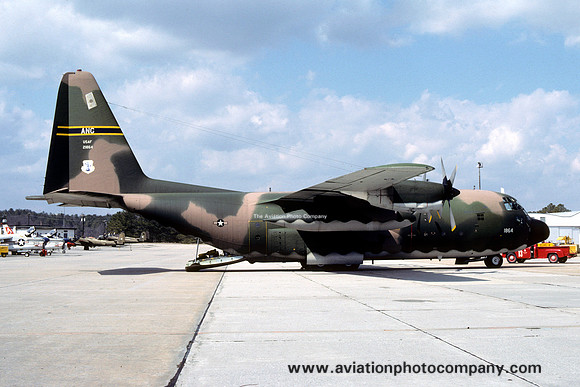 USAF Georgia ANG 158 TAS Lockheed C-130E 62-1864 (1978)