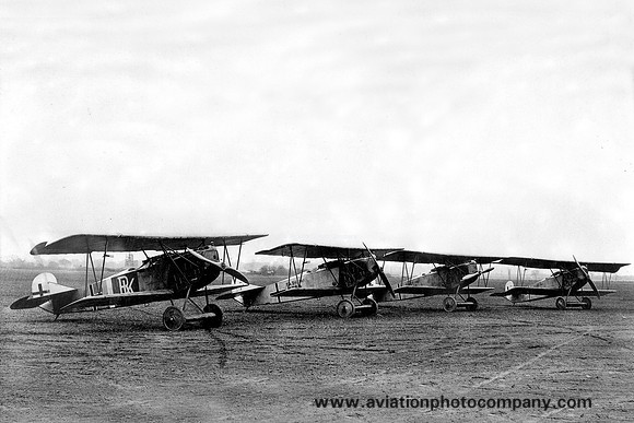 German Air Force Fokker D.VII Bi-Plane Lineup