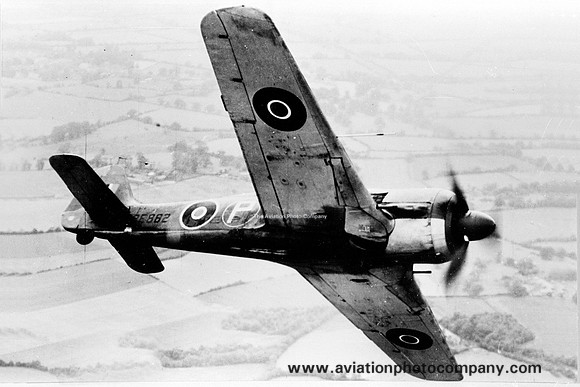 Captured German Air Force Focke Wulf Fw190A PE882 in RAF marks