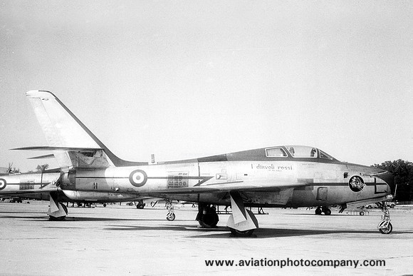Italian Air Force Diavoli Rossi Republic F-84F (1959)
