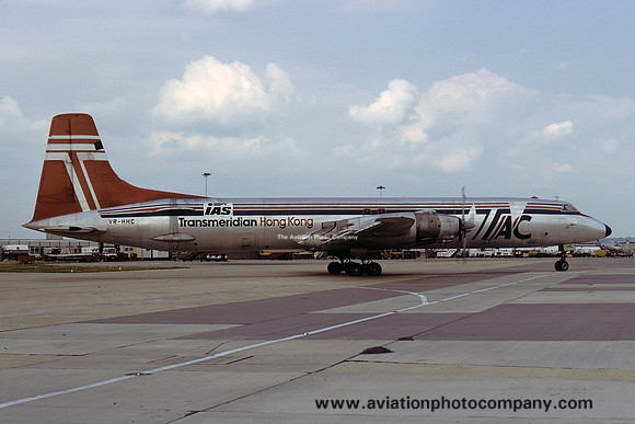 IAS/Transmeridian Hong Kong Canadair CL-44D4-2 VR-HHC (1979)