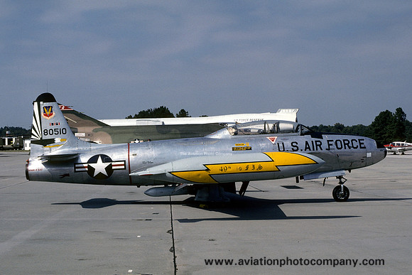 USAF 49 FIS Lockheed T-33A 58-0510 (1981)